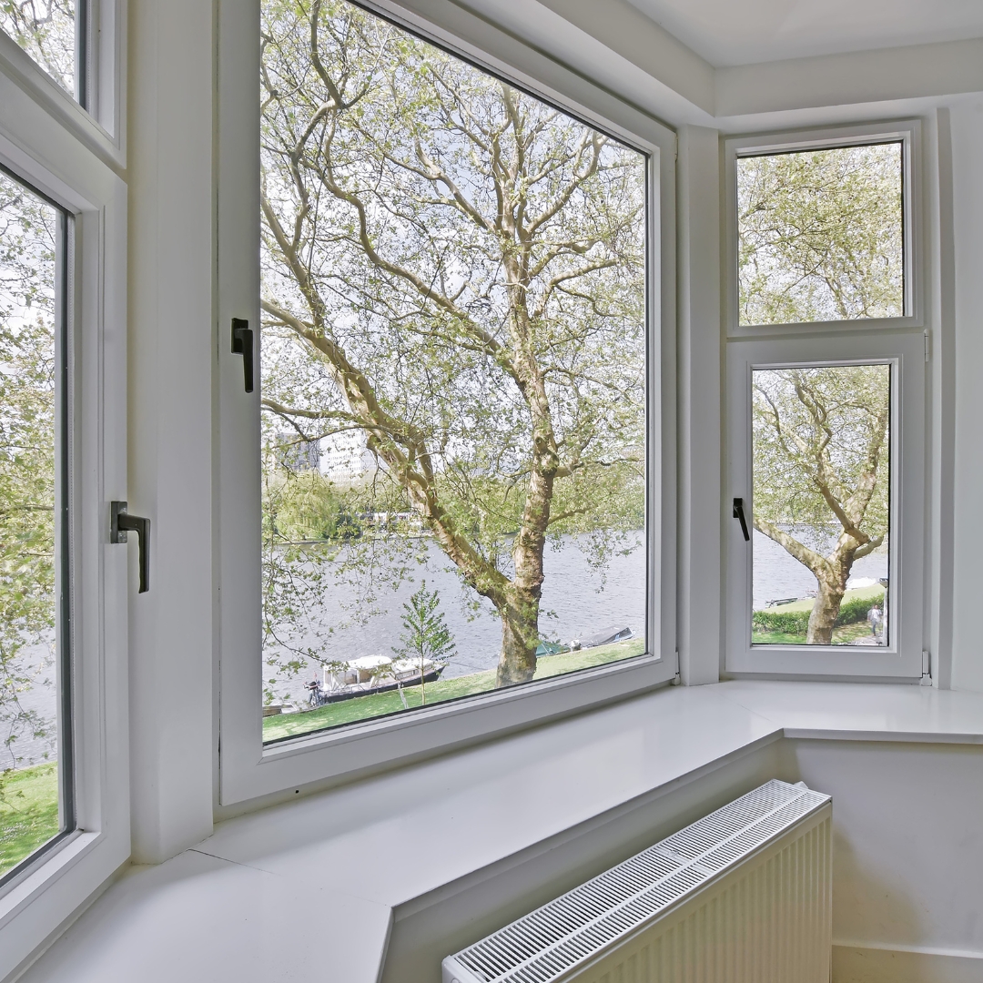 window glass accessible for cleaning