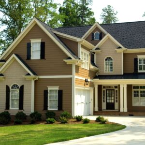 beautiful suburban home